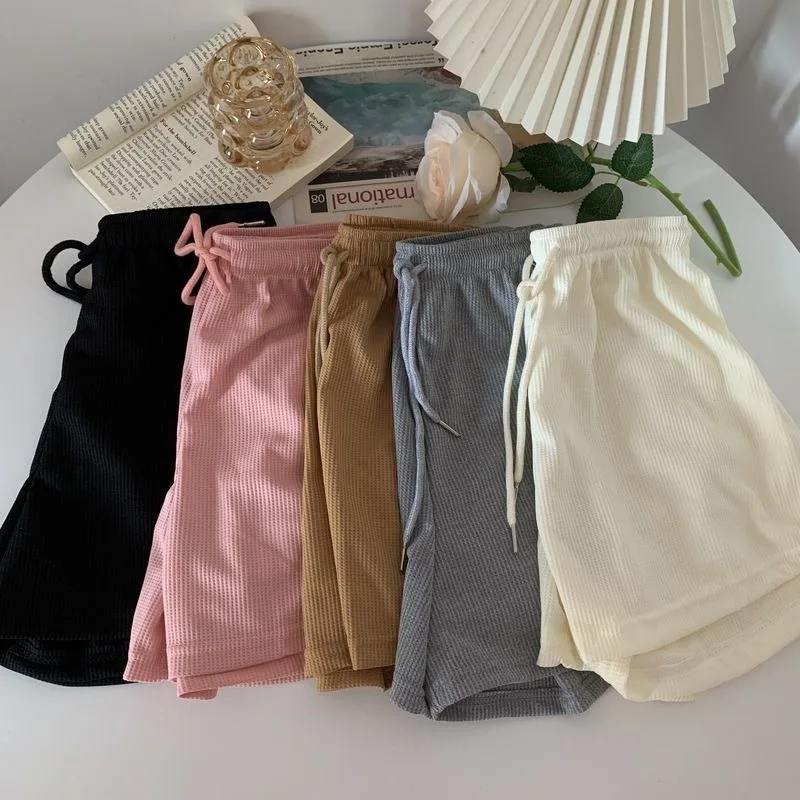 Summer Women Yoga Shorts High Elastic Comfortable Casual Solid Safety Shorts Large Size Modal Boxers Wide Leg Gym Short Pants