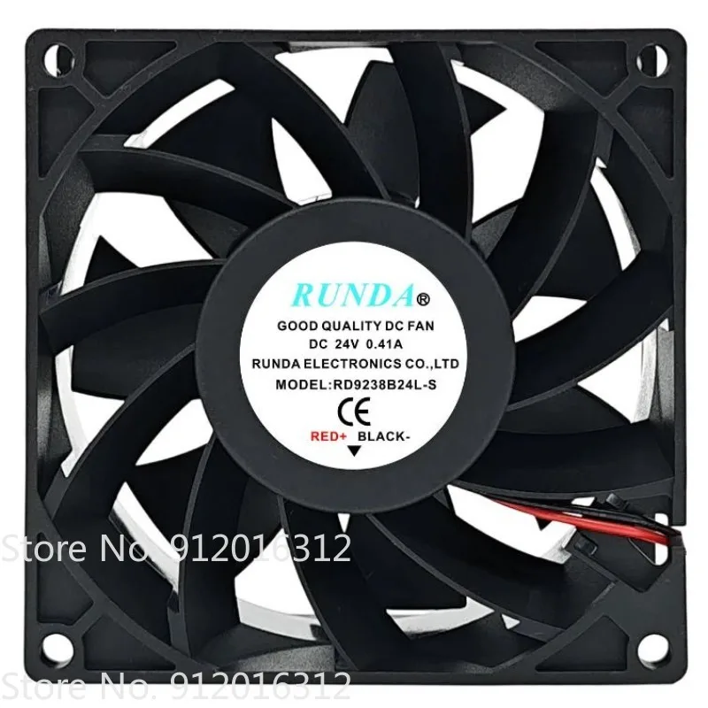 New Cooler Fan for RUNDA RD9238B24L-A/-S/L24L-A 0.45A DC24V 9CM DC Cooling Fan 90 * 90 * 38MM