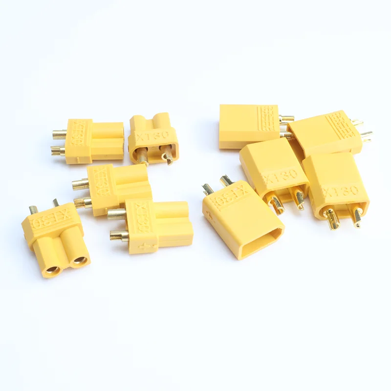 5 زوج محول XT30 التوصيل ذكر أنثى رصاصة موصلات المقابس ل RC يبو بطارية كوادكوبتر مولتيكوبتر لملحقات الطائرات