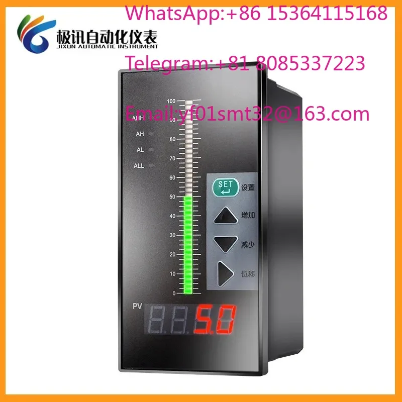 Single Light Column Digital Display Intelligent Controller Single Dual Loop Industrial Process Parameter Monitoring Measurement