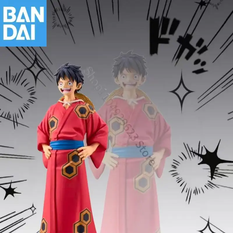 在庫あり 純正 バンダイ ナムコ バンプレスト ワンピース DXF モンキー・D・ルフィ PVC アニメ フィギュア モデル 浴衣Ver. フェスティバルギフト 箱入り玩具