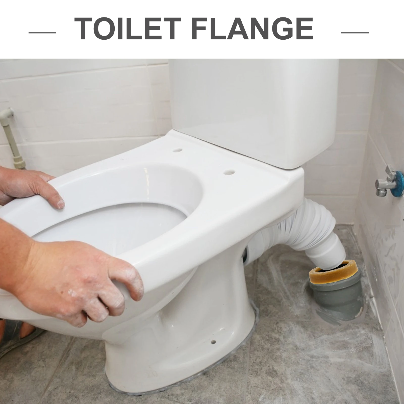 

Toilet Seal Rings Plastic Cover Fixed Accessories Replacement Bolt Screws Durable Universal Practical Install Suitable Toilets