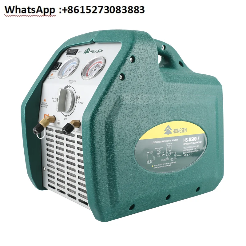 R250/500F Машина для восстановления хладагента Двухцилиндровая машина для извлечения фтора хладагента R22/R410/R32