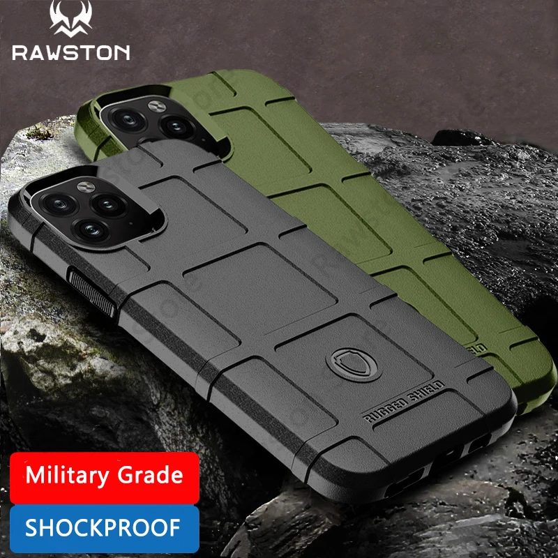 Shockproof Rugged Shield Matte Rubber Case for iPhone 17 15 
