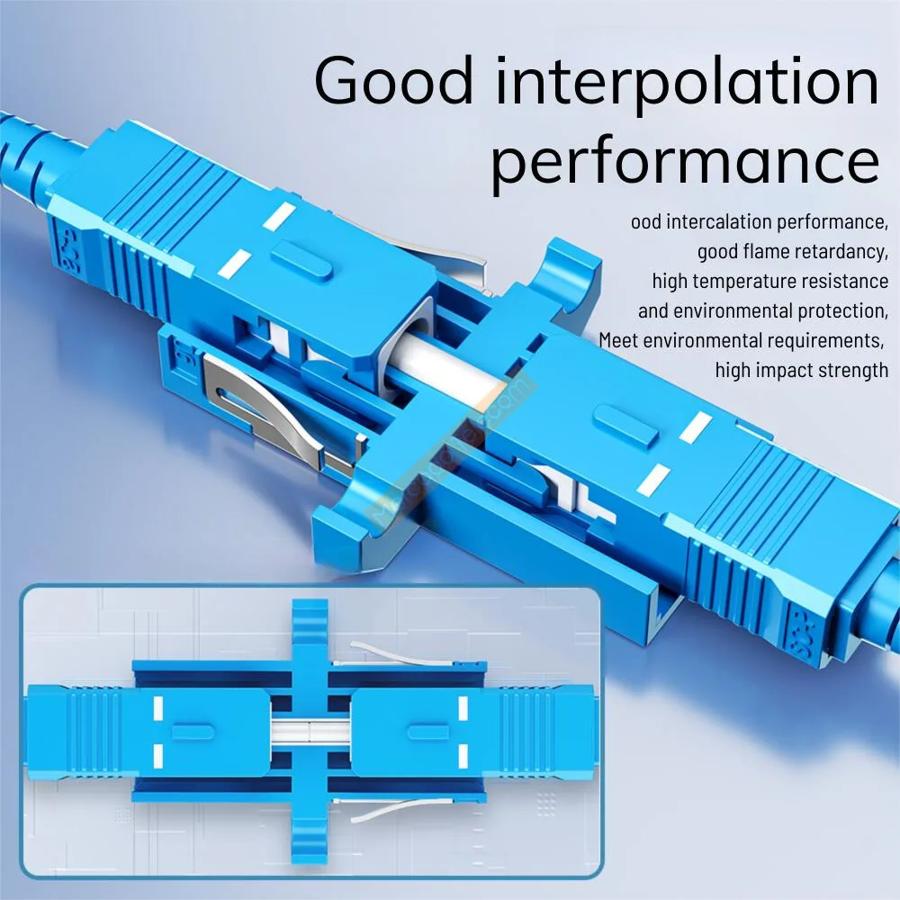 10/50PCS Fiber Optic Simplex Coupler Optical Fiber Adapter SCUPC/SCAPC Connector Singlemode Simplex Flange
