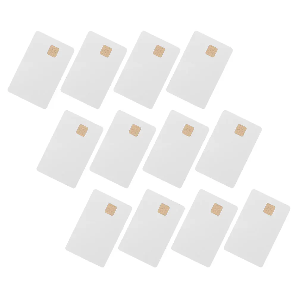 12Pcs Ic Cards High Memory Capacity Access Control System Blank PVC Cards Key Card Attendance Access Card