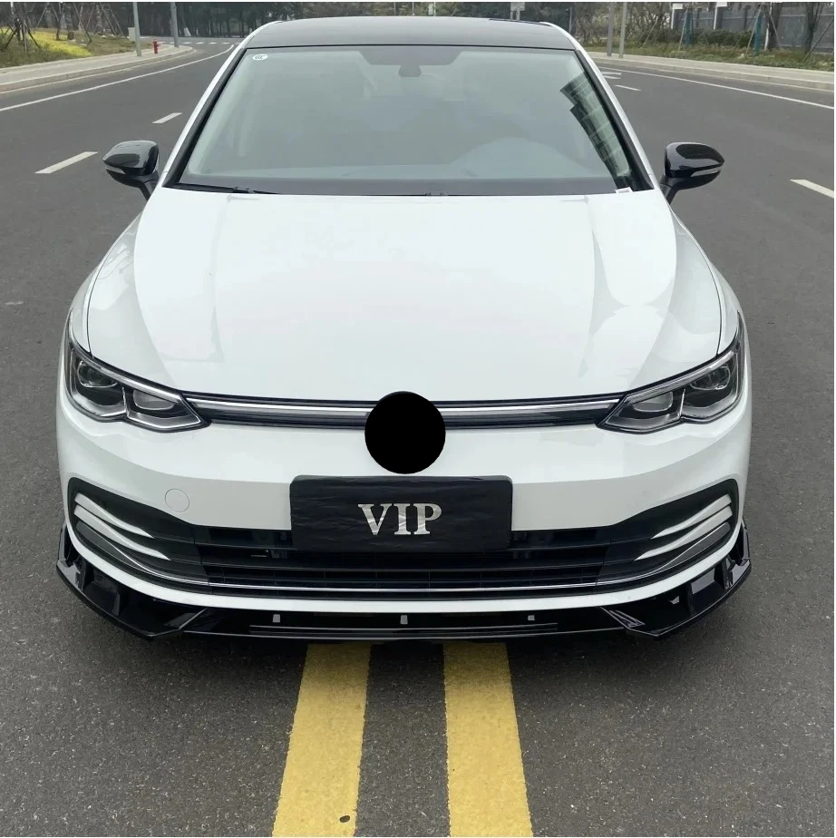 폭스바겐 VW 골프 8 MK8 Ⅷ R GTI GTD GTE 2019~2023 프론트 범퍼 립 스플리터 스포일러 디퓨저 바디 키트 자동차 액세서리 썸네일 5