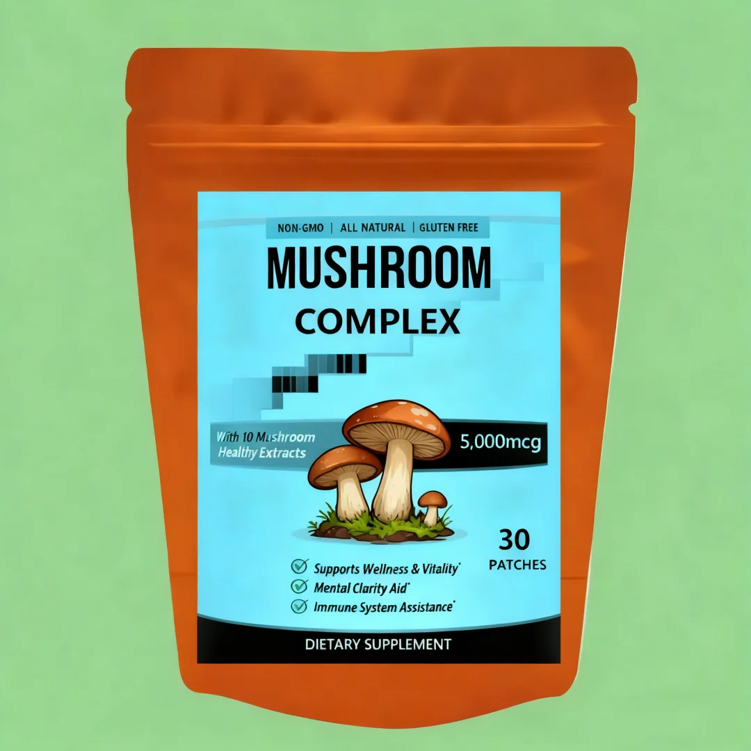 Lion Mane Mushroom - 30 Patches 10x Concentrated Mushroom Patch