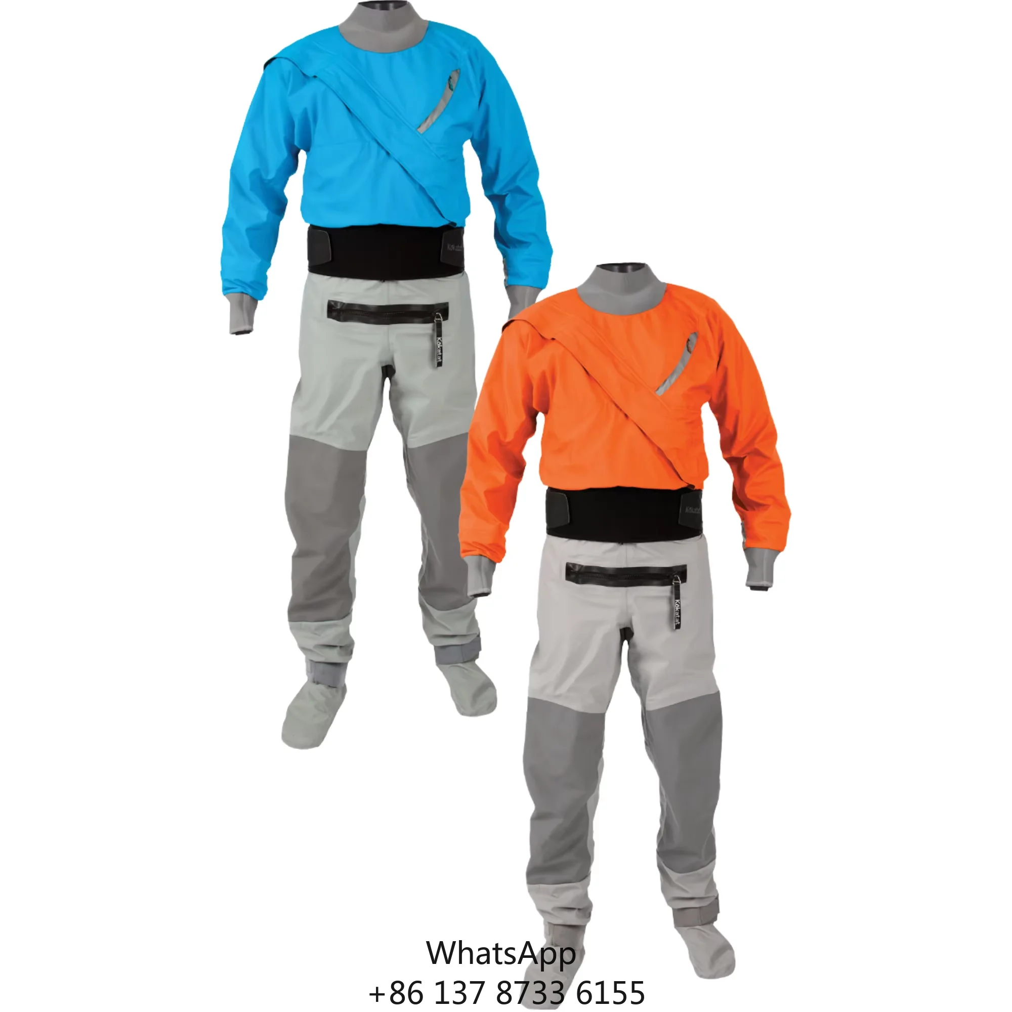 

Men's Dry Suit Neoprene Latex Waterproof Breathable Paddling Dry Suit For Boarding Canoeing Surfing Sailing Clothes