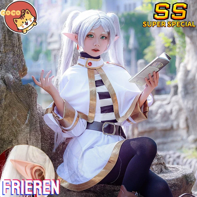 Frieren at the Funeral Cosplay Costume Frieren Cosplay Costume Frieren: Beyond Journey's End Cosplay and Cosplay Wig CoCos-SS