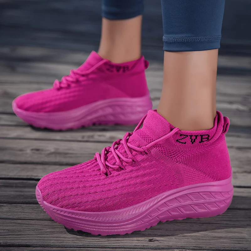 Women Outdoor Low Top Thick Sole Increased Light Breathable fashion All-match Socks Shoes Sneakers Casual Shoes Walking Shoes Running Shoes