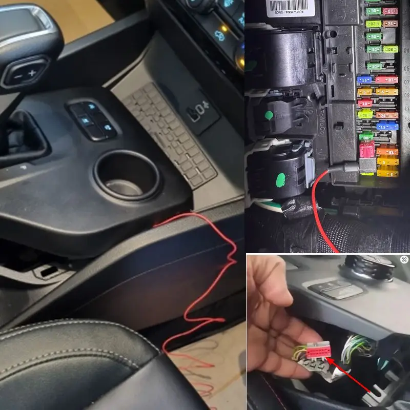 5pcs Engine Start Stop System Off Eliminator Control Sensor Plug Cable Canceller for Ford Ranger Raptor 2023 2024 2025 2026
