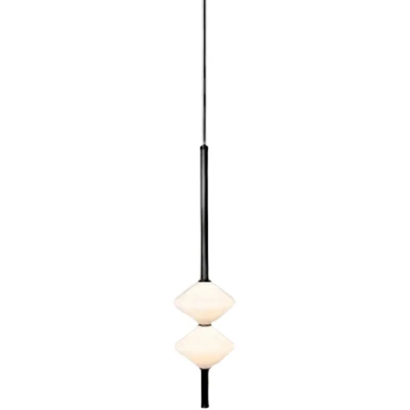

Modern minimalist Nordic pendant light restaurant designer minimalist bar creative glass bedroom headboard LED pendant light