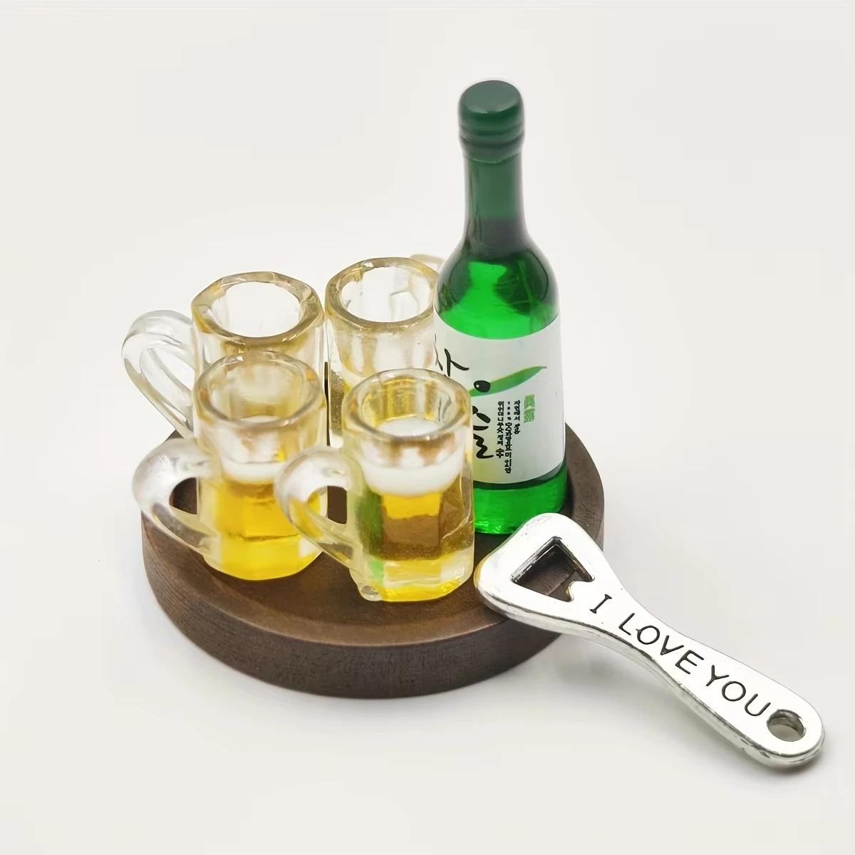 1:6/1:12 Dollhouse Beer Mug Model, Dollhouse Accessories, Dollhouse Dining Room Accessory Models, and Photography Props. view 5