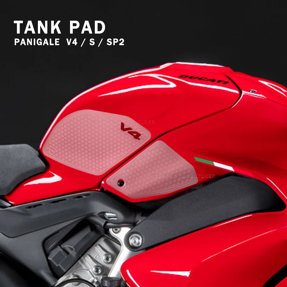 Tank Grip Side Decals Motorcycle Anti Slip Tank Pad Stickers For Ducati Panigale V4 Panigale V4S /SP2  2022