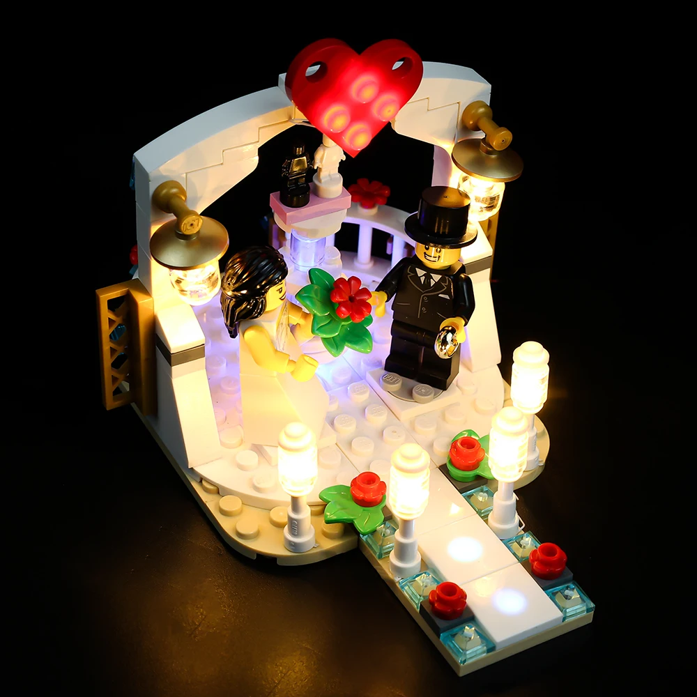 

Led Light Kit for LEGO Wedding Favor Set 2018 40197 Building Blocks