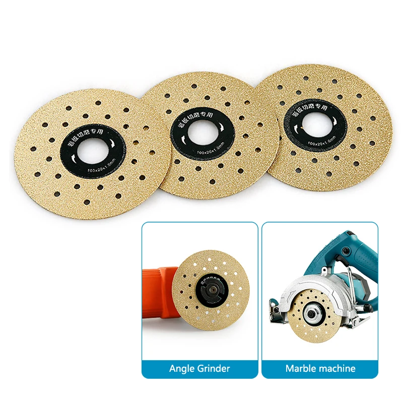 1PC Rock Slab Flat Grinding Cutting Piece 100mm Super Thin Cutting Disc For Porcelain Glass Ceramic Tile Diamond Saw