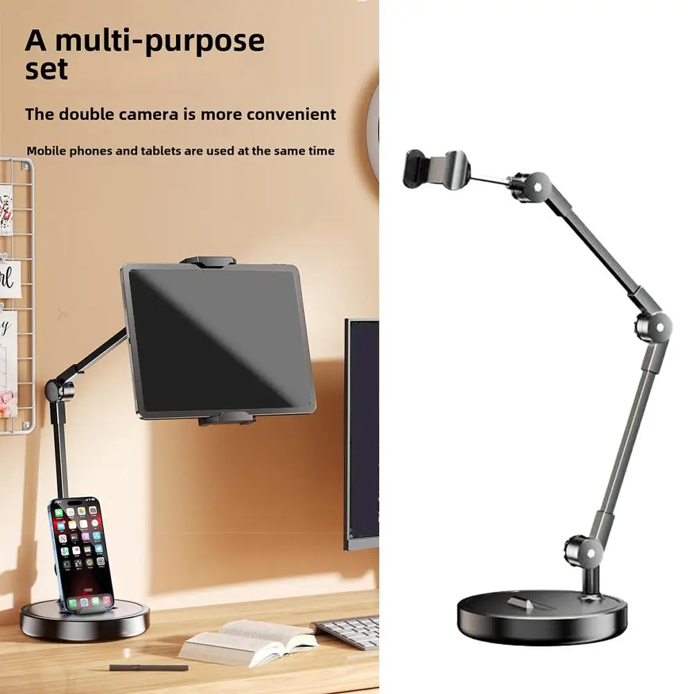 

Multifunction Desktop Mobile Phone And Tablet Holder Live Extension Desktop Stand Adjustable Thicked Stand Video Streaming F3X2