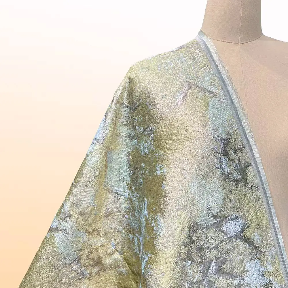 

High Quality Jacquard Lace Fabric 5 Yards French Brocade Fabric