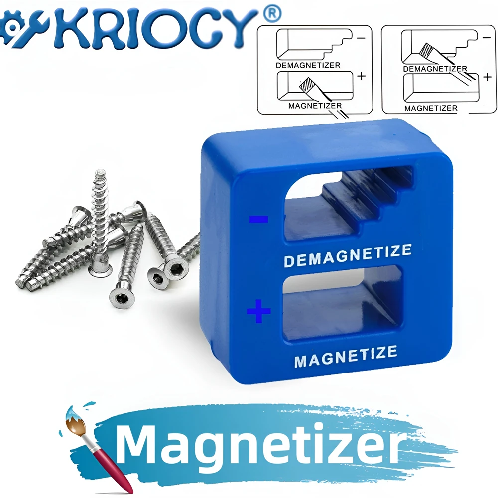 Screwdriver Magnetizer High Quality Magnetic Demagnetizer Tool Blue Screwdriver Magnetic Screwdriver Tool Screwdriver Hand Tools