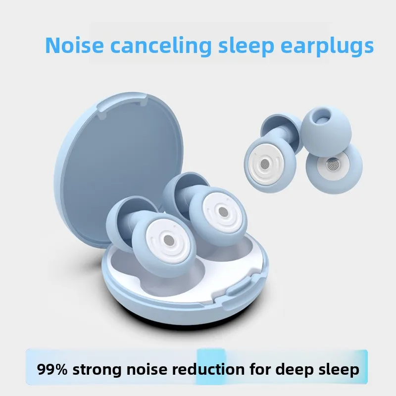 New Noise-Cancelling Sleep Earplugs, Super Sound-insulating And Painless To Wear For a Long Time, Anti-Noise Silicone Earplugs