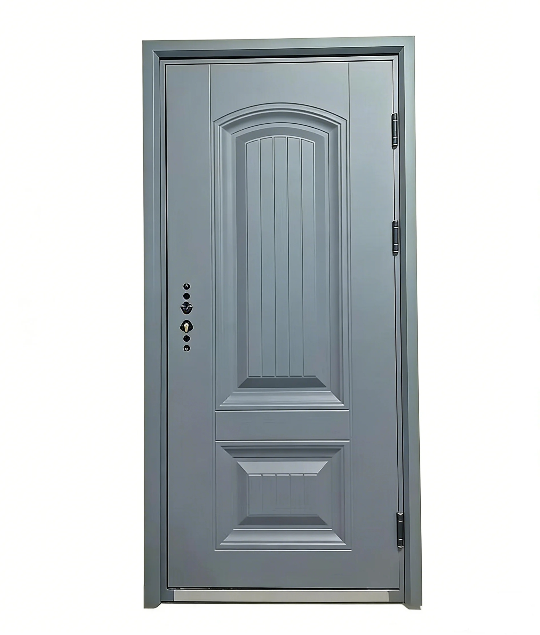 

Modern Anti-theft Steel Security Doors, Suitable For Home Entrances, External Metal Door Design Designed By The Manufacturer