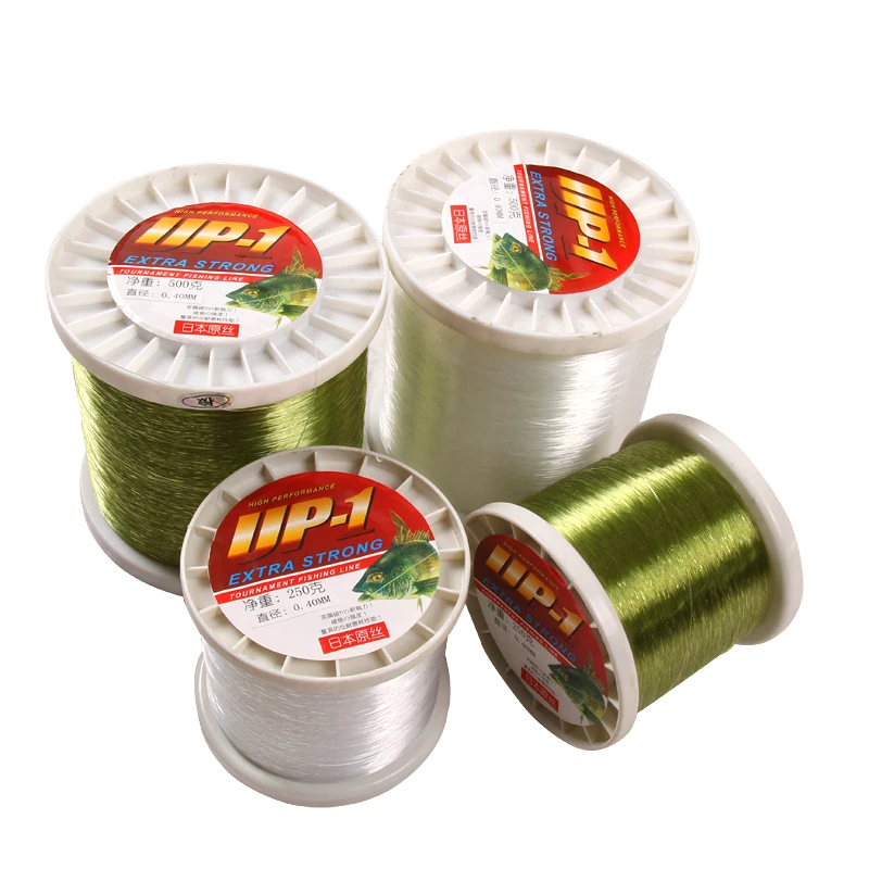 High Strength Fishing Net Line 500g Raw Silk Fishing Line 0.18-0.50mm Nylon Monofilament Multicolor Fishing Gear Lure Line Pesca