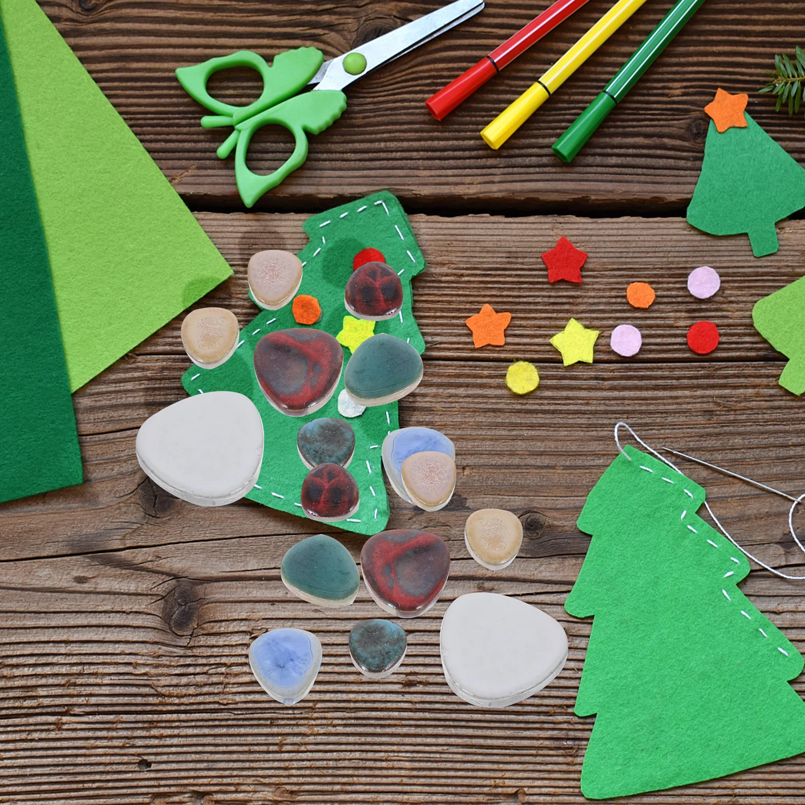 

1 Bag DIY Ceramic Mosaic Pieces Irregular Fragments for Art Crafts Handmade Tile Decorative Wall Vase Garden DIY Accessories