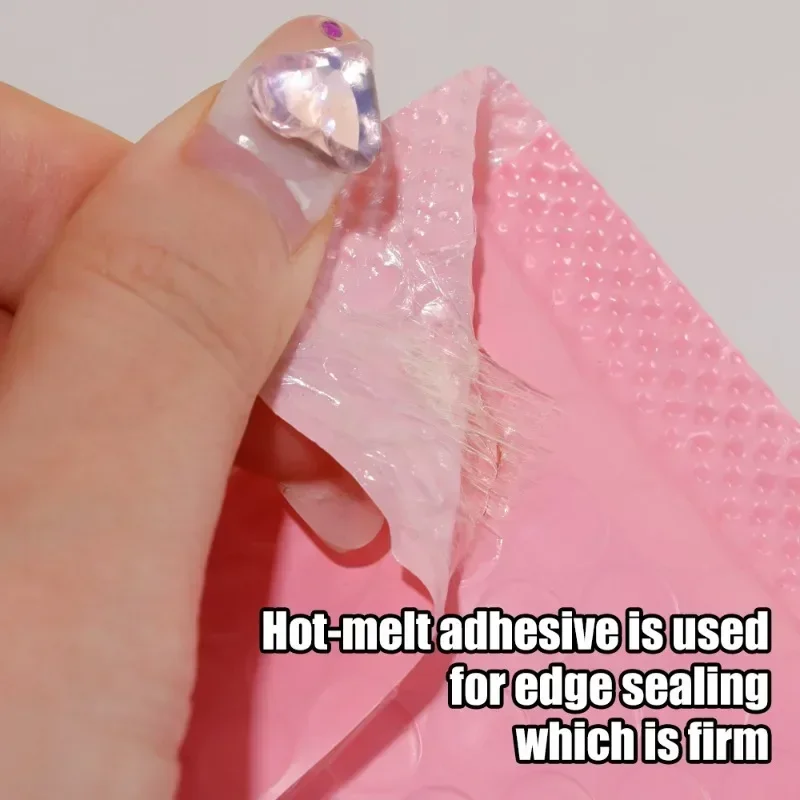 100/10Pcs Pink Bubble Envelopes Bag Waterproof Foam Adhesive Self Seal Packing Bag Mailers Shipping Envelope Storage Organizer