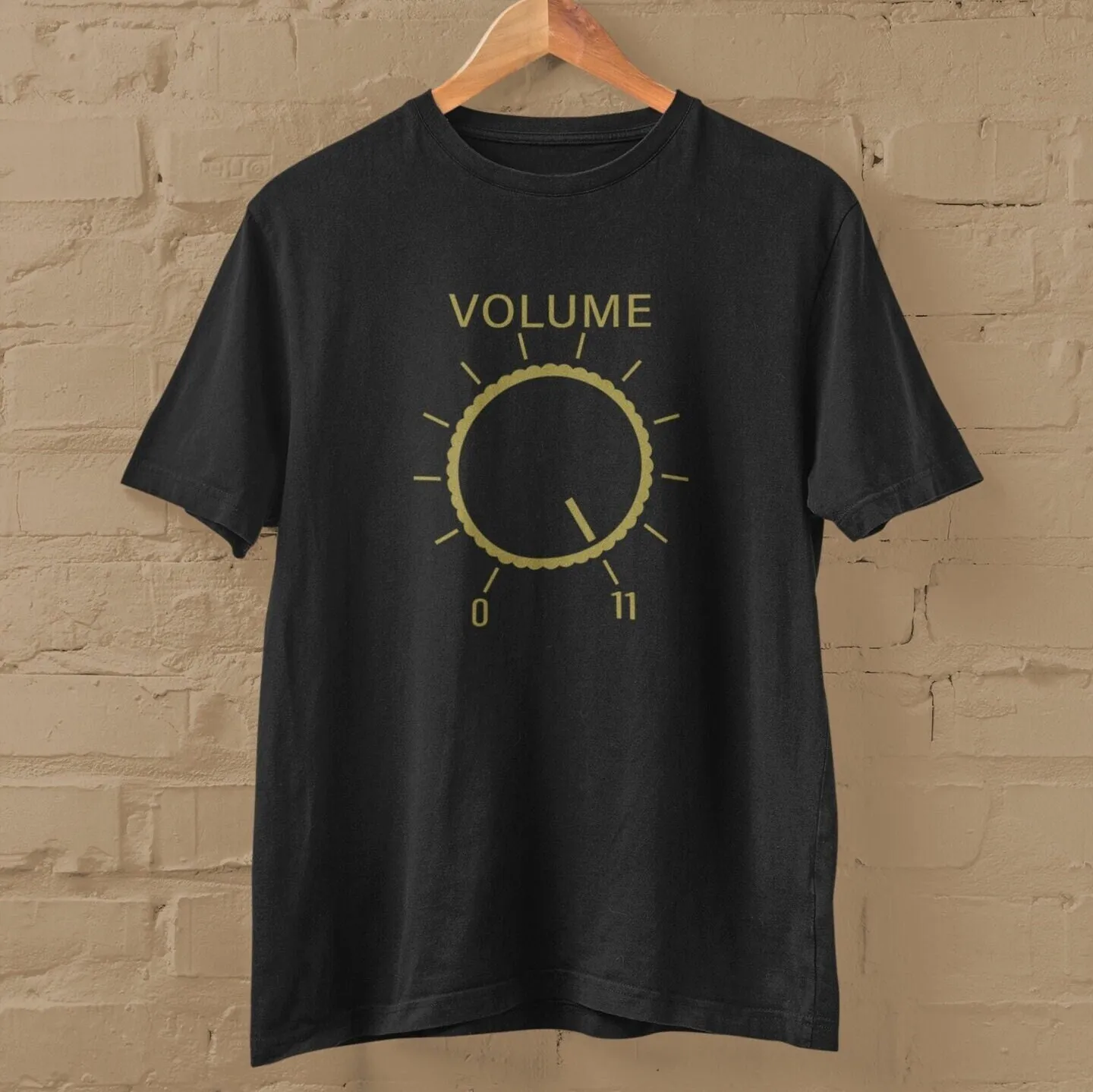 Volume Knob 11 T Shirt Various Sizes and Colours