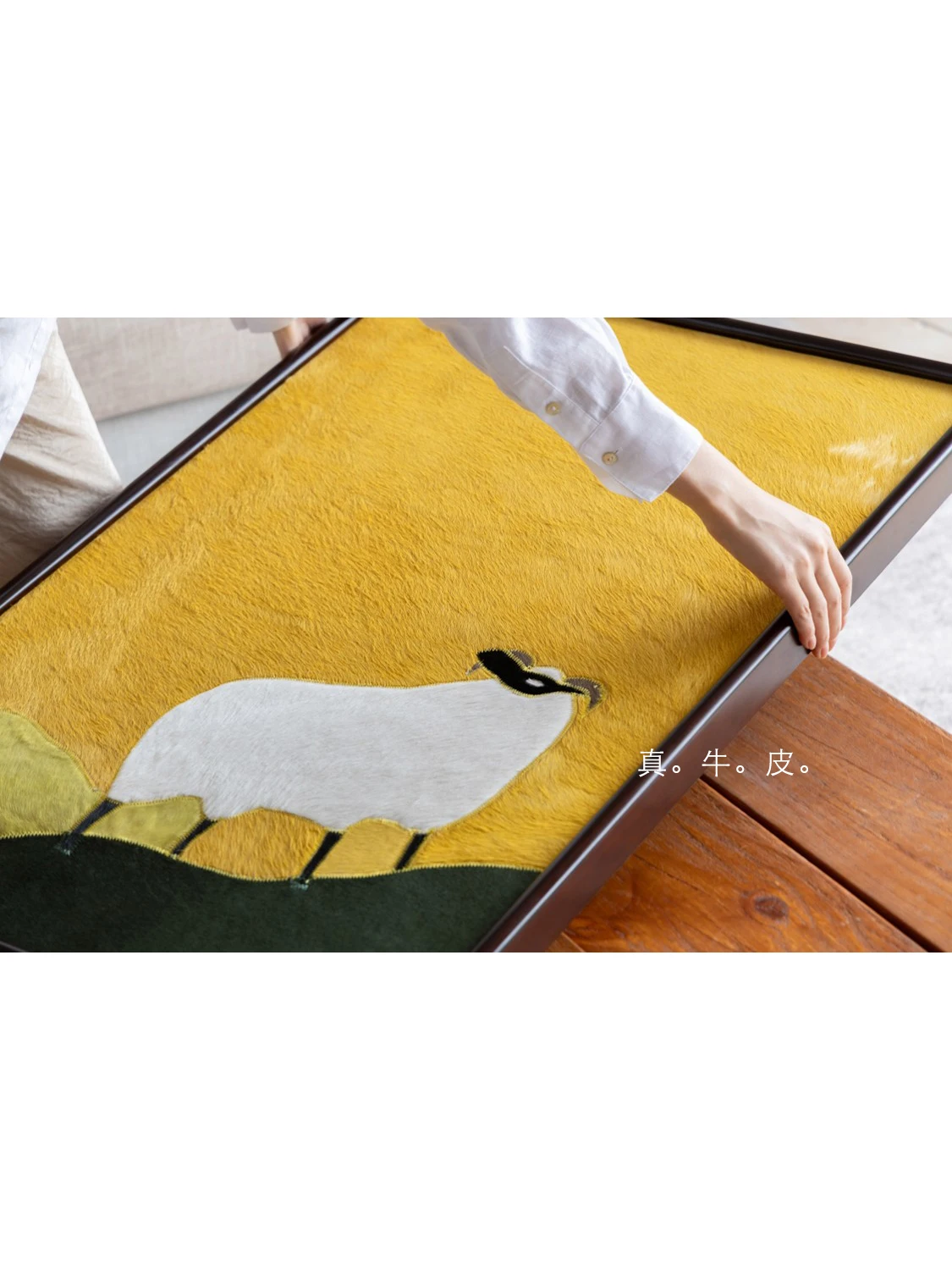 Good meaning happy new year sheep decorative painting living room hanging painting