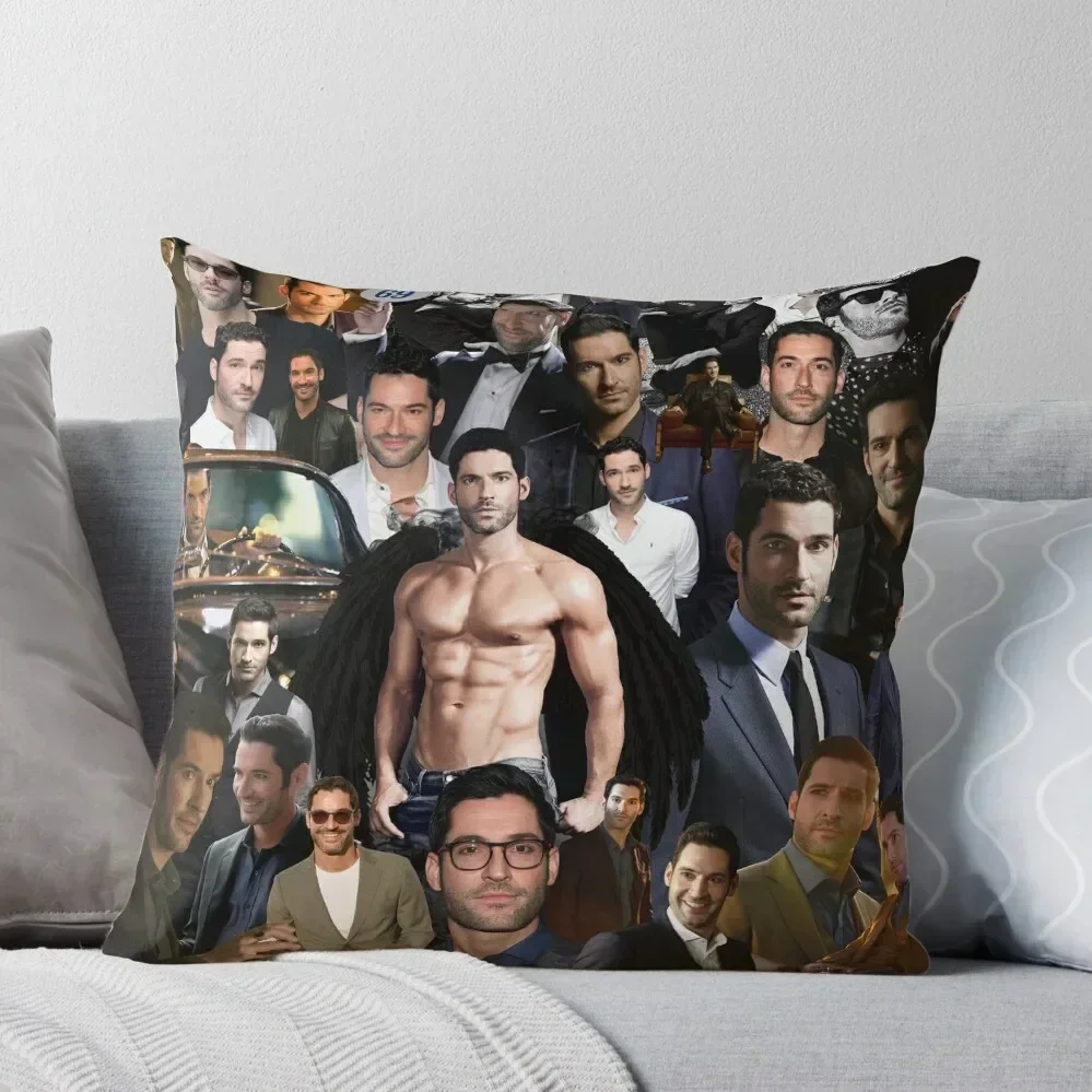Tom Ellis Throw Pillow sleeping pillows christmas supplies luxury home accessories Pillowcases For Pillows pillow