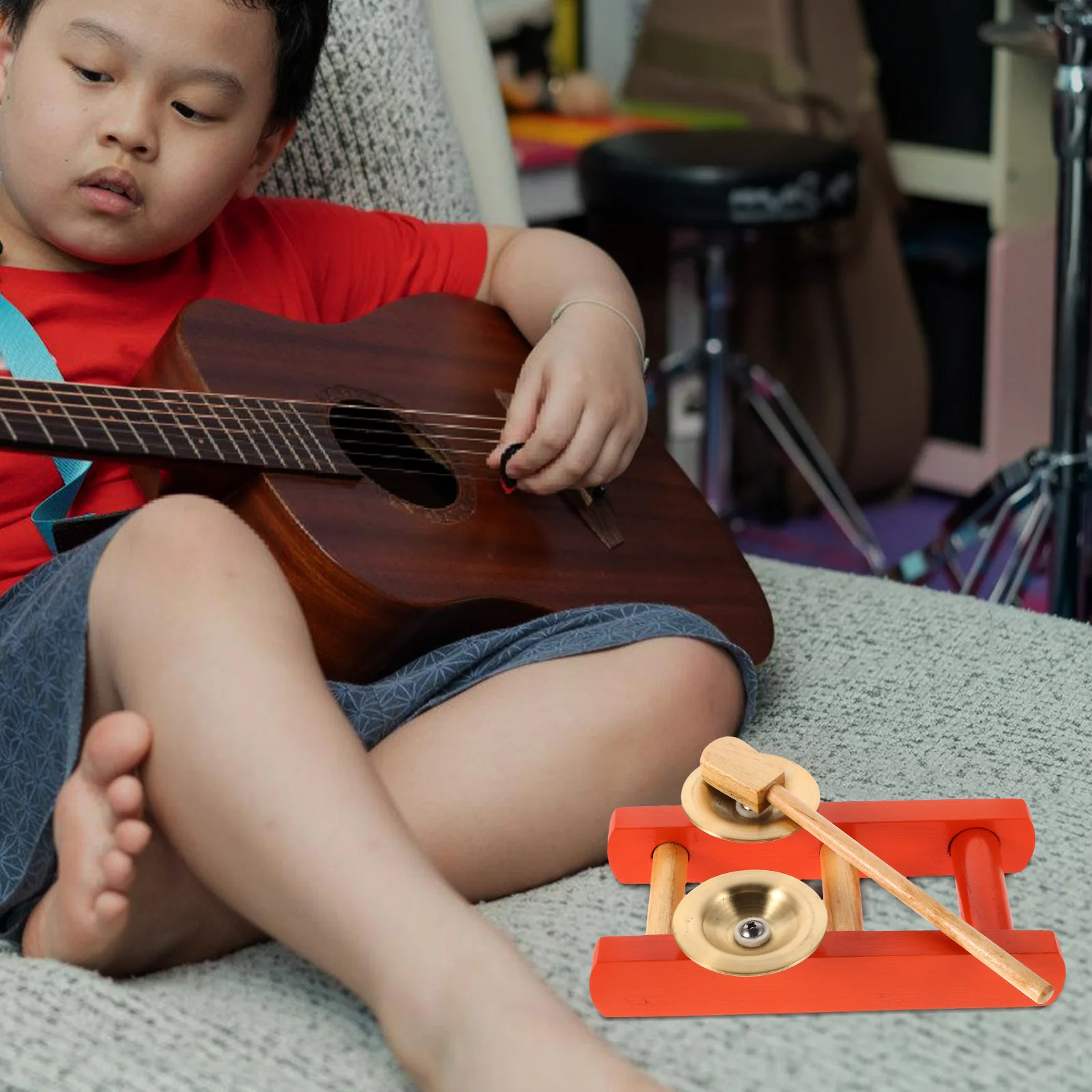 

Brass Finger Cymbals For Lightweight Durable 'S Musical Instruments Stable Stand Hand-Eye Coordination