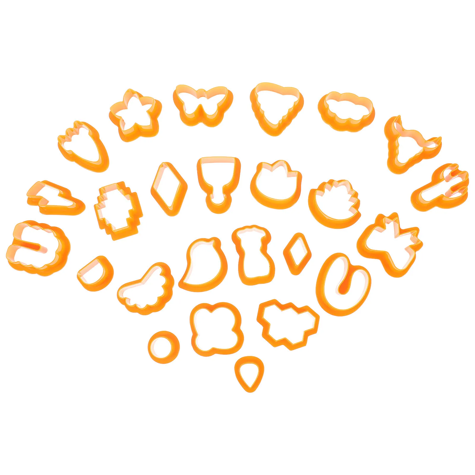 

25pcs Ear Ring Molds For Polymer Clay Jewelry Making Kit Diy Earring Cutters Craft Tools Clay Earring Making Supplies