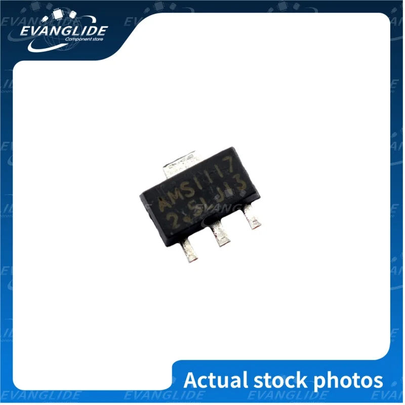 50 PSC/LOT AMS1117-2.5 Orginal & New  Fixed Positive LDO Regulator
