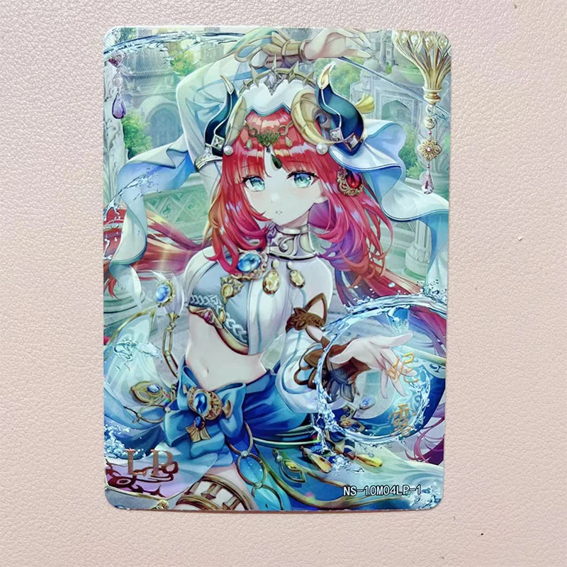 Anime bogini historia Metal Trifold Lp Flash Card Rem Kitagawa Marin Keqing kolekcja zabawka pasjans świąteczny prezent urodzinowy