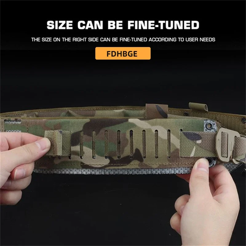 FDHBGE-Ceinture de chasse à dégagement rapide pour homme, ceinture de tir CS, saut, randonnée en plein air, système Molle, accessoires de paintball
