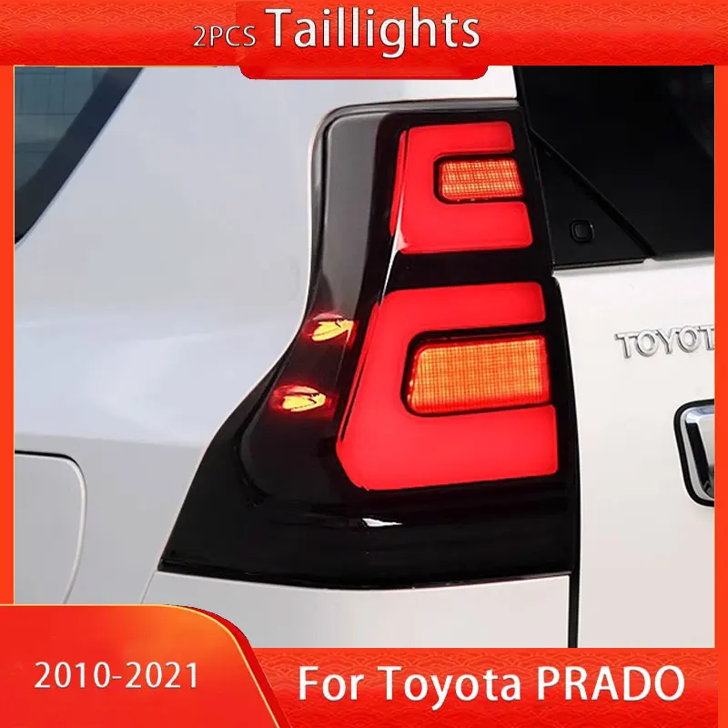 

For Car Prado 2010-2020 Tail Lamp LED Fog Lights Day Running Light DRL Tuning Car Accessories LC150 Tail Lights