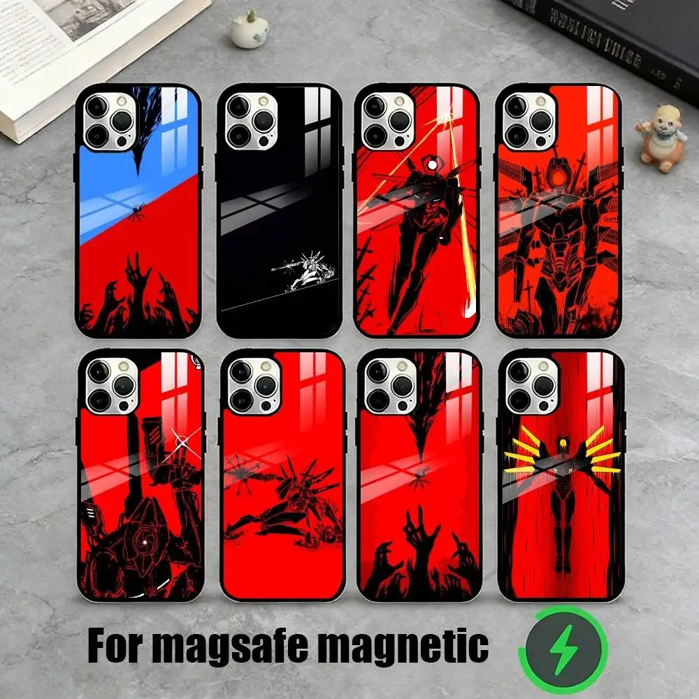 

G-Game Ultrakill Graphic Phone Case For iPhone17,16,15,14,13,12,11 Plus,Pro Magnetic with Magsafe Wireless Charging
