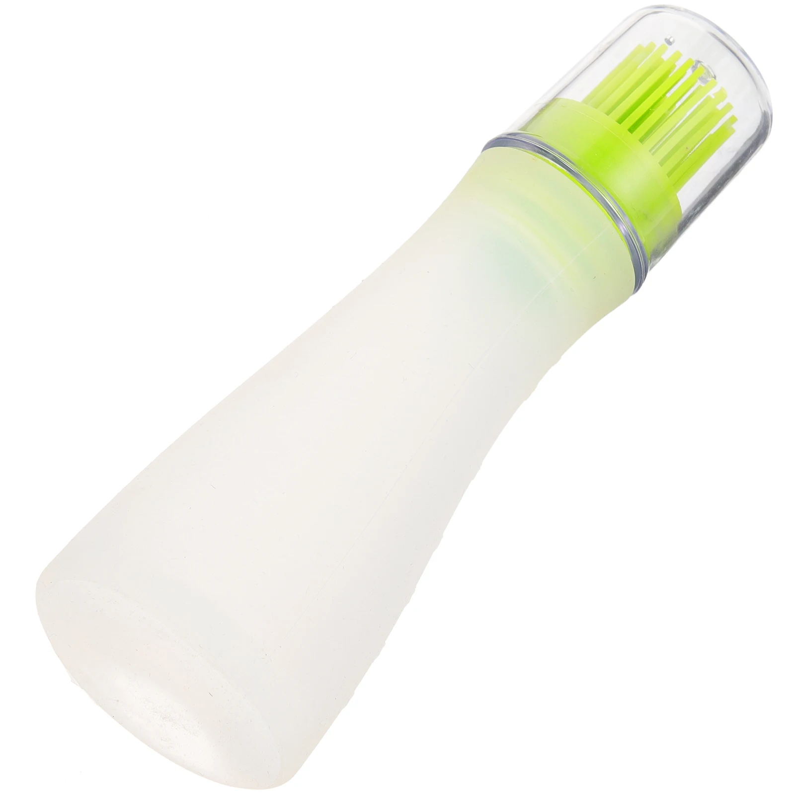 

Silicone Oil Bottle Brush Cooking Sauce Dispenser Container Transparent Oil Level Safe Materials Long Use Kitchen Bar