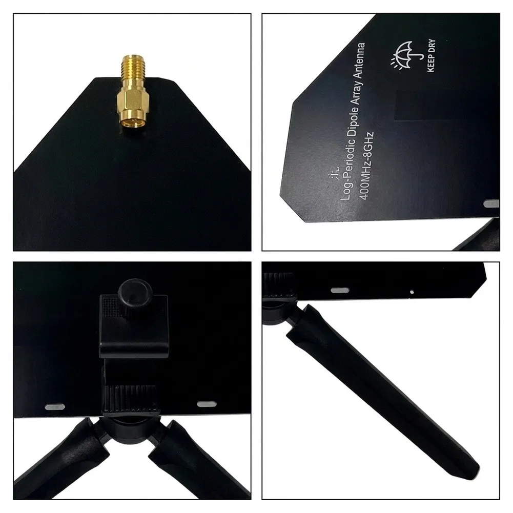 ZA-048 Log Periodic Dipole Array For Antenna For RF Signal Direction Finding 400MHz To 8GHz For Spectrum Analysis