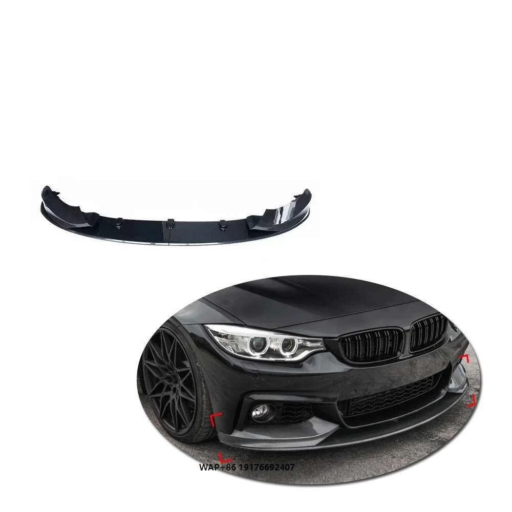 

2014-2018 forBMW F32 MP Style ABS Gloss Black & Carbon Fiber Front Lip