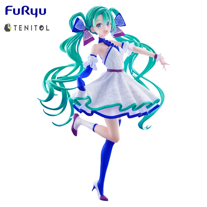 

Original FuRyu TENITOL NEO TOKYO Series IDOL Hatsune Miku PVC 22CM Anime Action Figures Model Collection Ornament Toy