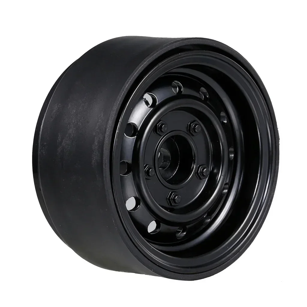 4개 1.9인치 비드락 12홀 휠 림 허브 1/10 RC 크롤러 자동차용 Axial SCX10 90046 D90 Trxs TRX-4