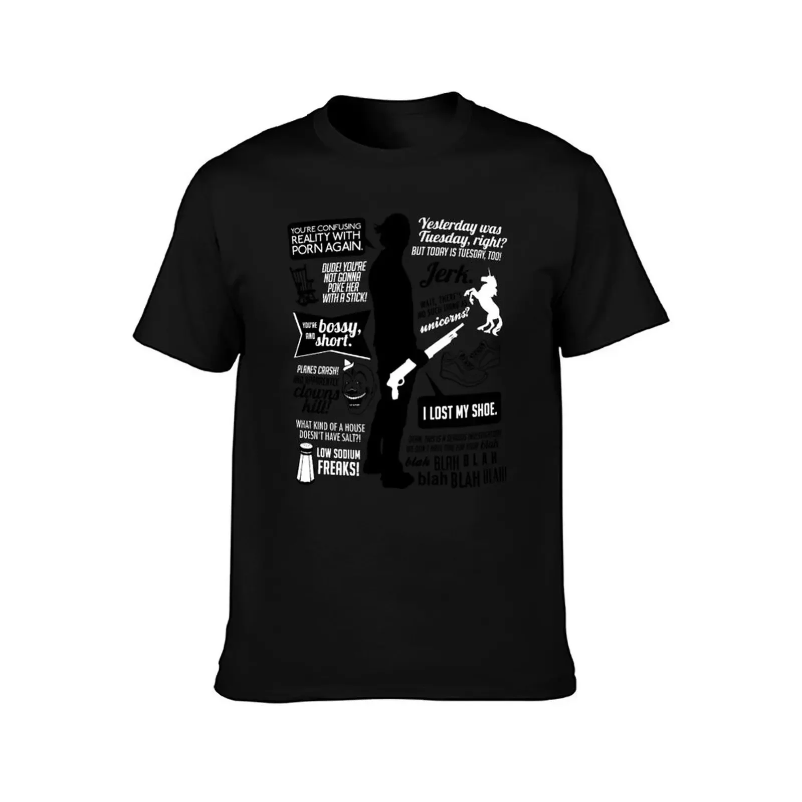 Sam Winchester Quotes T-Shirt graphic t shirts Short sleeve tee cheap stuff anime men clothing