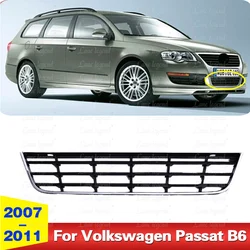 Factory supply Auto Replacement Front Hood Bumper Grille Racing Grill for VW Passat B6 2007 2008 2009 2010 2011