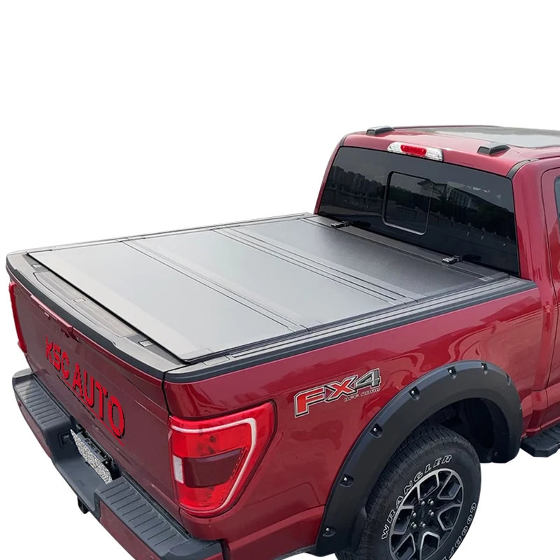  HL Series Hard Tri-Fold Low Profile Truck Bed Pickup Tonneau Cover for Chevy Silverado/GMC Sierra 5.8' Bed 2019-2024