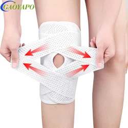 1 pz ginocchiera con stabilizzatori laterali alleviare il dolore al ginocchio a strappo del menisco artrite, supporto per ginocchio regolabile traspirante per uomo donna