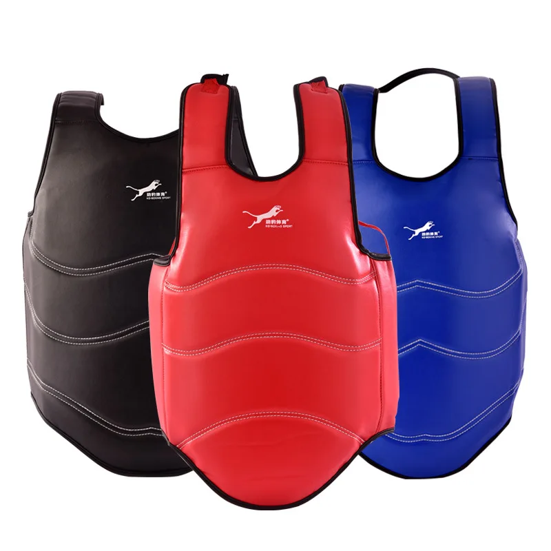 Sanda Taekwondo chest protection training Boxing thickened protective gear Men's and women's Sanda protective gear