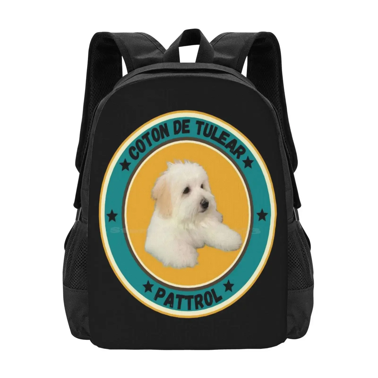 

Coton De Tulear Pattrol Hot Sale Backpack Fashion Bags Doggs Pet Dog Lover Puppy Coton De Tulear Lover Coton De Tulear Mom Dogs
